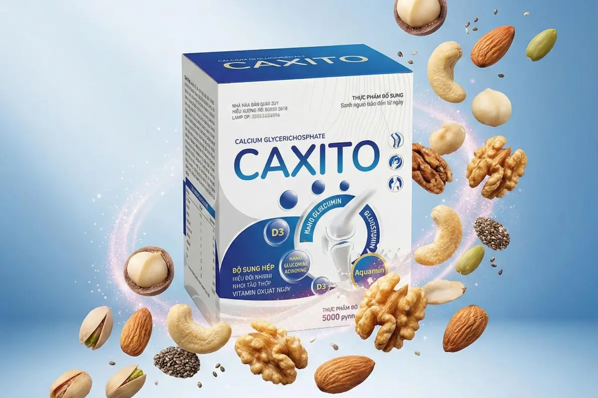 CAXITO – Sữa Hạt Bổ Sung Canxi Glucosamine: Bí Quyết Cho Xương Khớp Khỏe Mạnh Từ Bên Trong