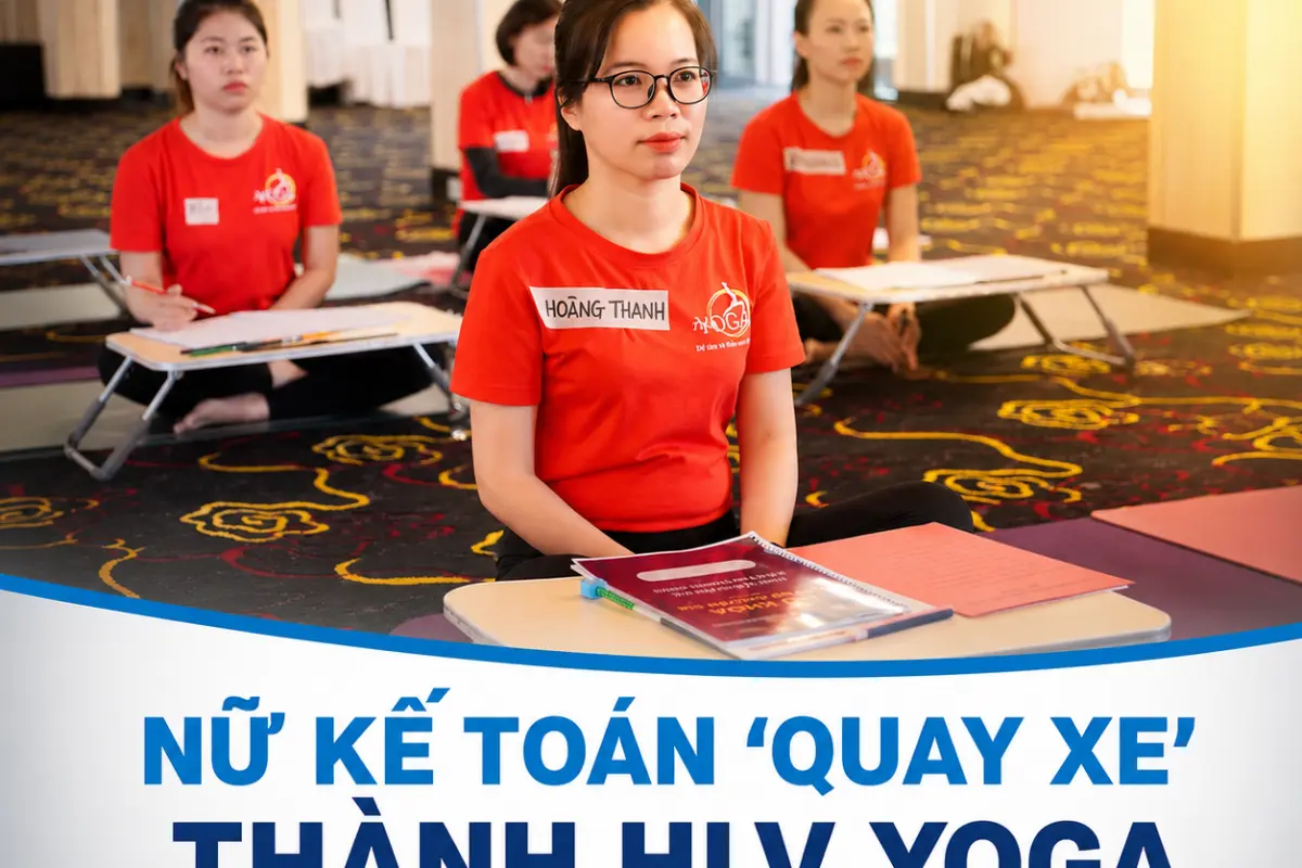 Điều Gì Khiến Một Nữ Kế Toán 12 Năm "Quay Xe" Thành HLV Yoga Ở Tuổi 40?